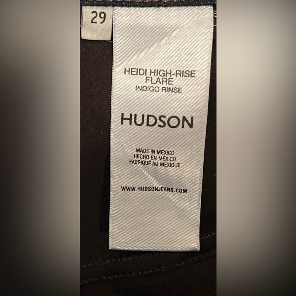 NWT - Women’s Hudson “Heidi” Jeans - High Rise with Wide Flare w. Split - Sz 29 - Picture 12 of 12